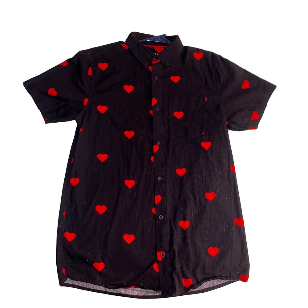empyre short sleeve heart all over print size s